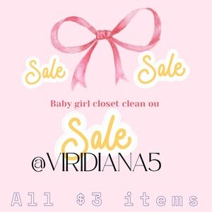 Baby Girl Closet Sale Poster